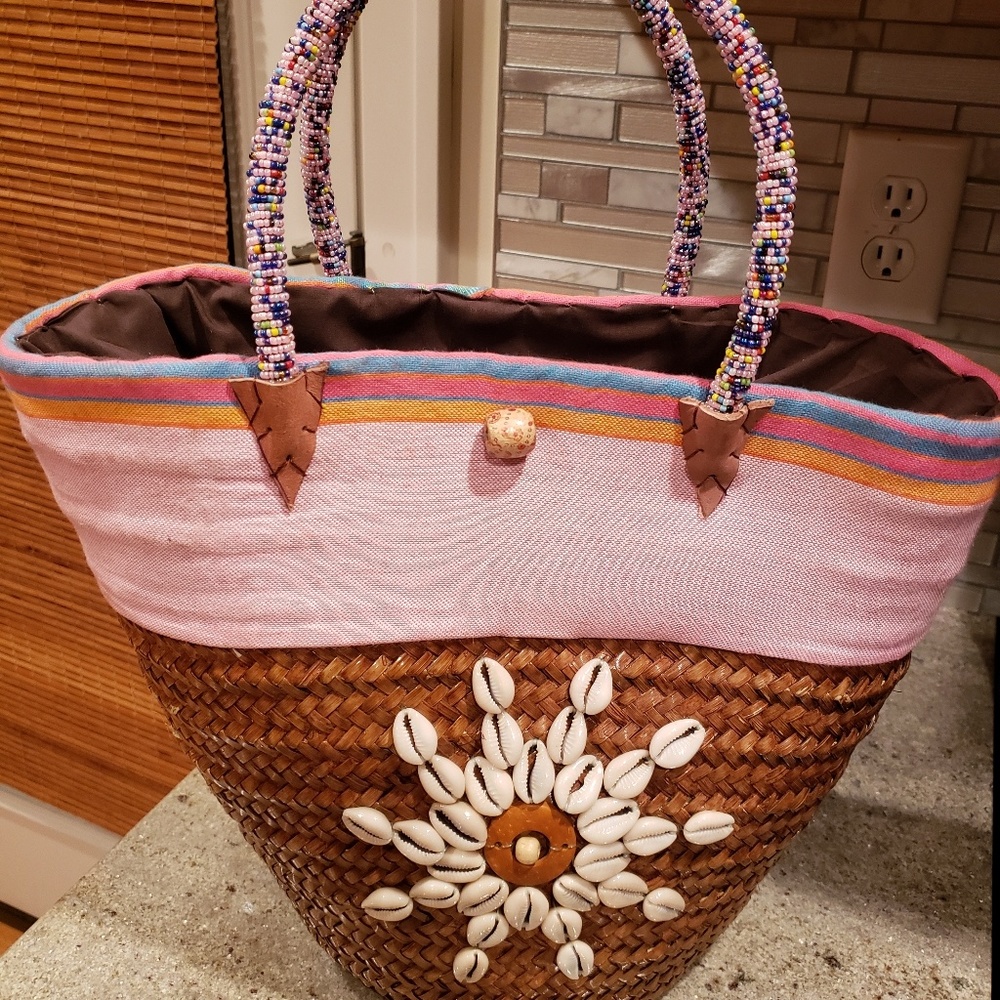 African handmade basket